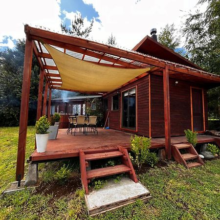 Cabanas Ayalen Con Vista Al Lago プコン エクステリア 写真