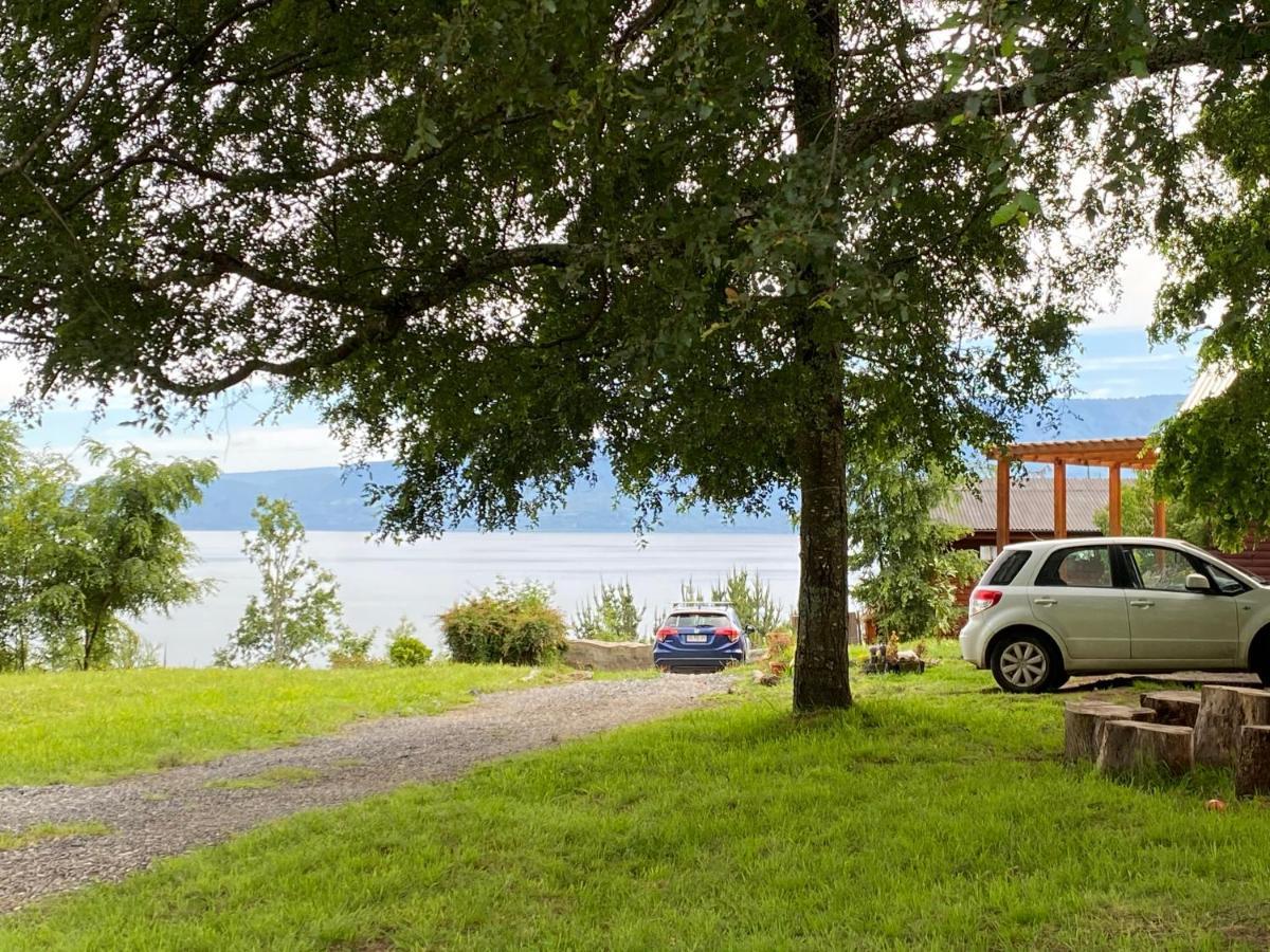 Cabanas Ayalen Con Vista Al Lago プコン エクステリア 写真