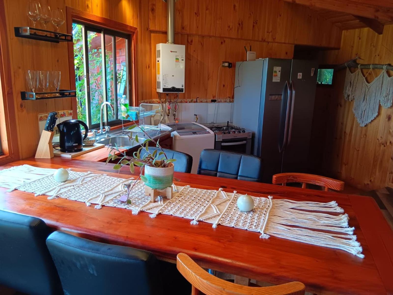 Cabanas Ayalen Con Vista Al Lago プコン 部屋 写真