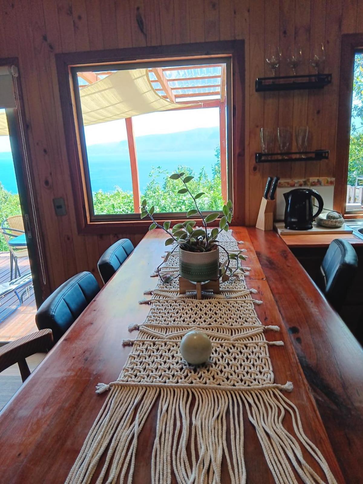 Cabanas Ayalen Con Vista Al Lago プコン エクステリア 写真