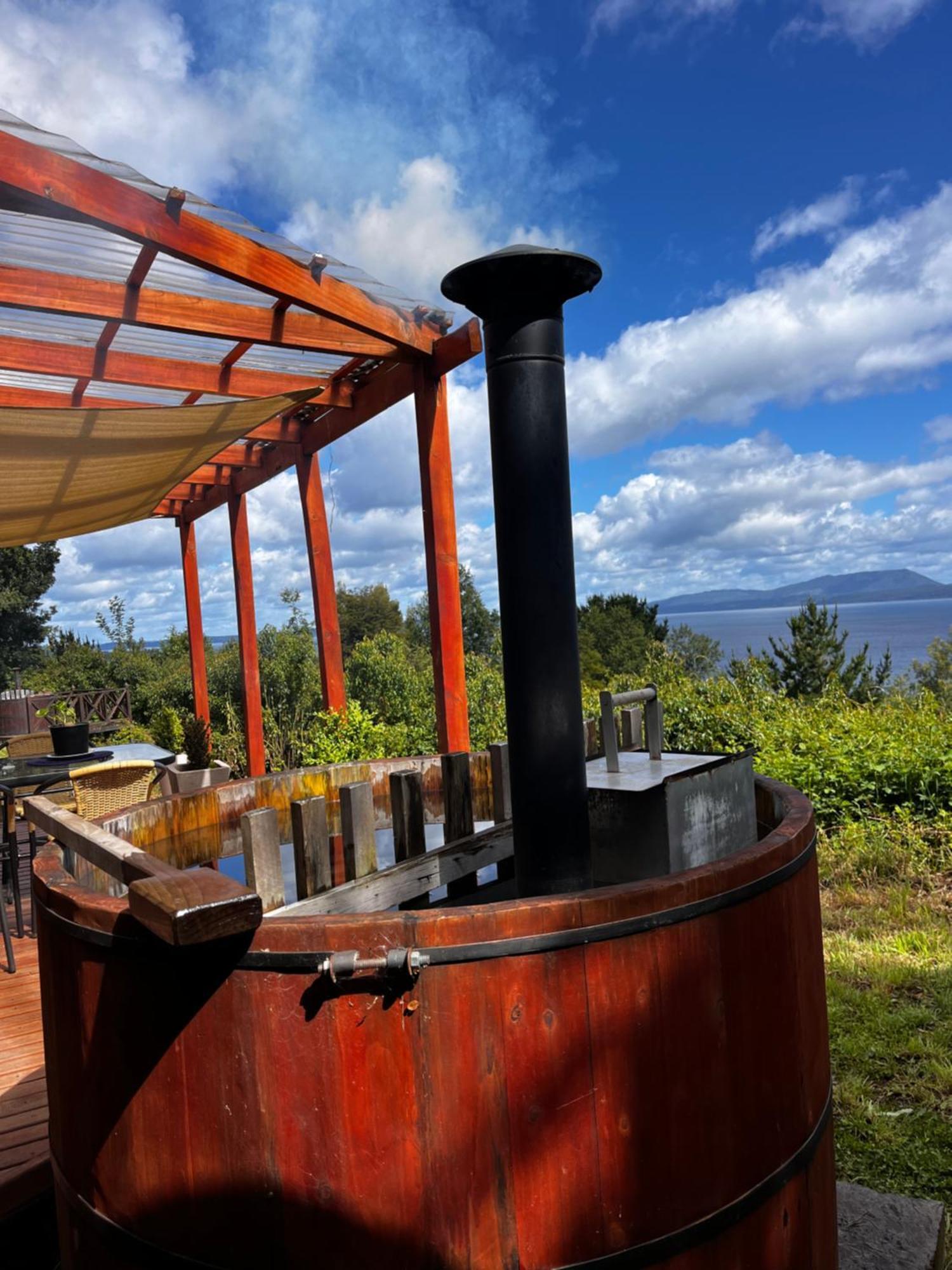Cabanas Ayalen Con Vista Al Lago プコン 部屋 写真