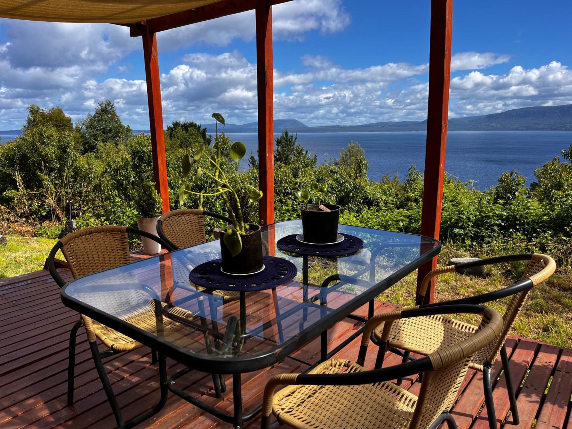 Cabanas Ayalen Con Vista Al Lago プコン 部屋 写真