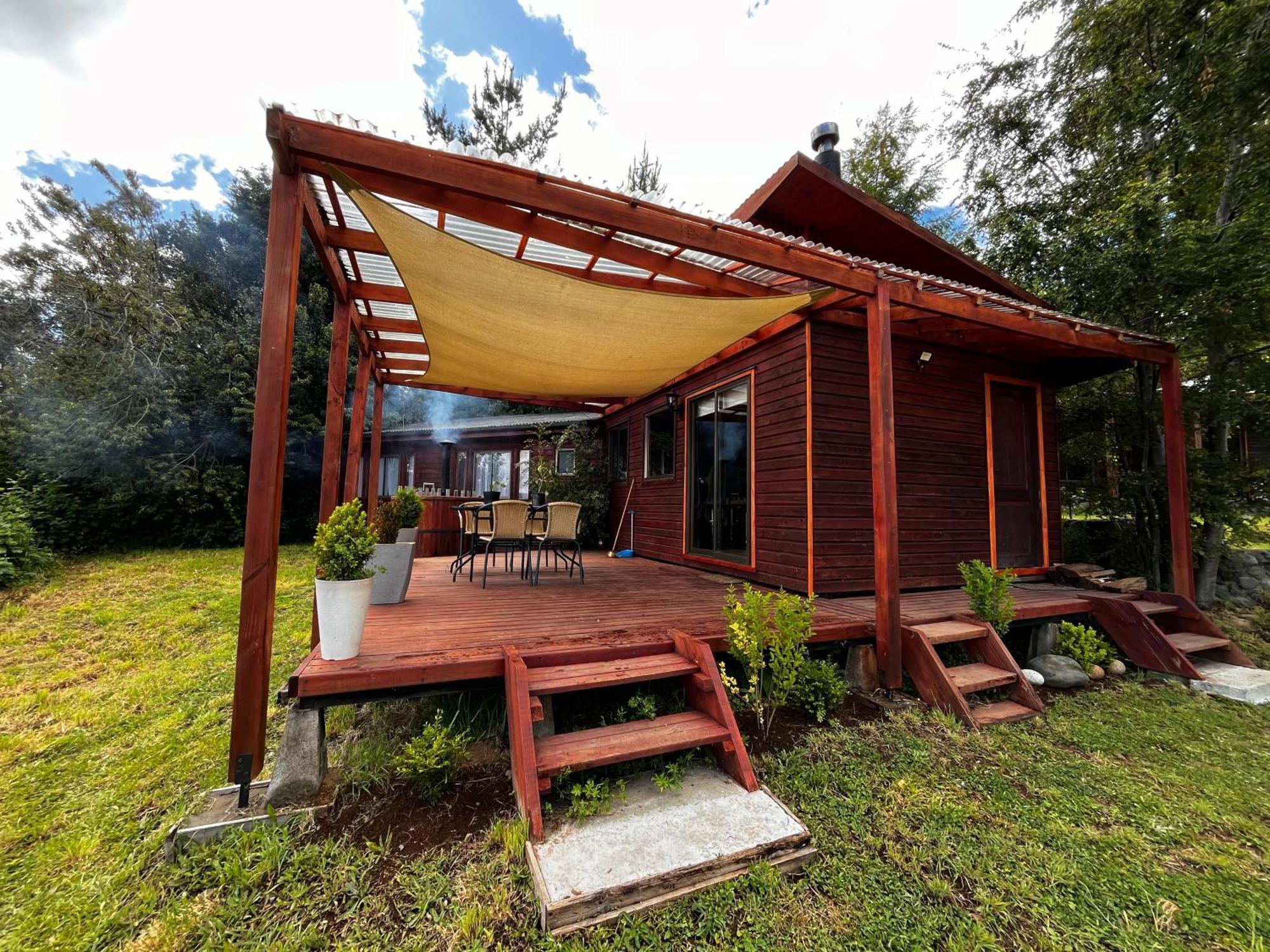 Cabanas Ayalen Con Vista Al Lago プコン エクステリア 写真