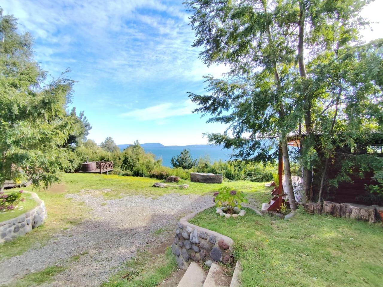 Cabanas Ayalen Con Vista Al Lago プコン 部屋 写真