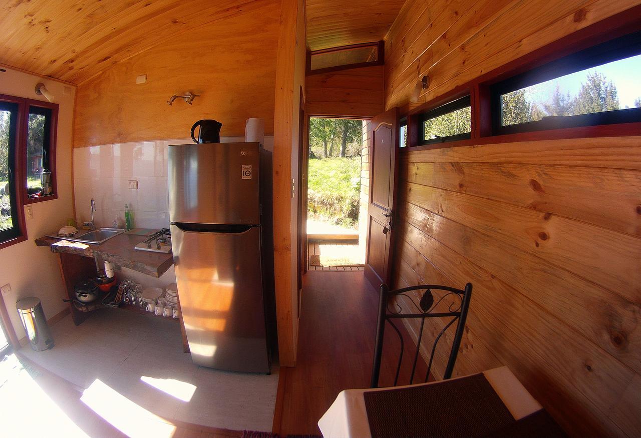 Cabanas Ayalen Con Vista Al Lago プコン エクステリア 写真