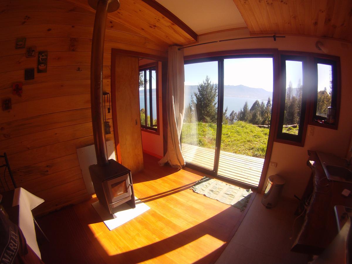 Cabanas Ayalen Con Vista Al Lago プコン エクステリア 写真