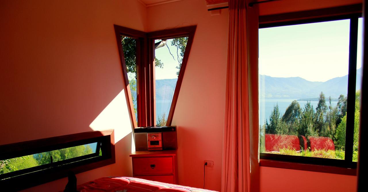 Cabanas Ayalen Con Vista Al Lago プコン エクステリア 写真